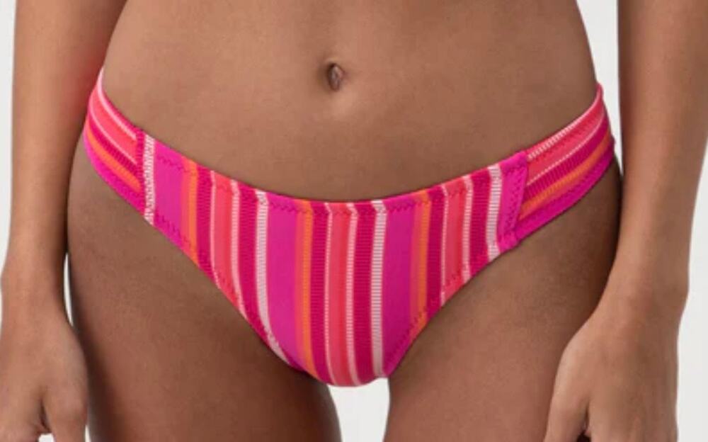 Trina Turk Marai Low Rise French Cut Bikini Bottom 12 NWT